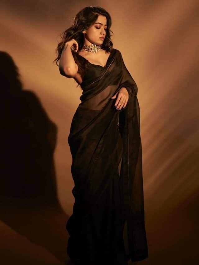 Rashmika Mandanna's Beautiful Saree Looks