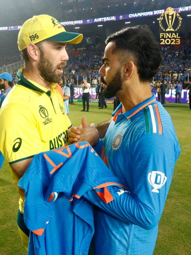 Virat Kohli Gives His Jersey to Glenn Maxwell After Australia Win World Cup 2023