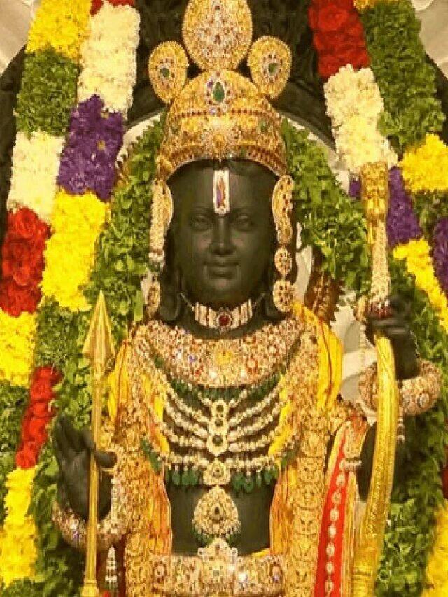 રામલલાની પહેલી ઝલક, કરો ભગવાન શ્રી રામના દર્શન