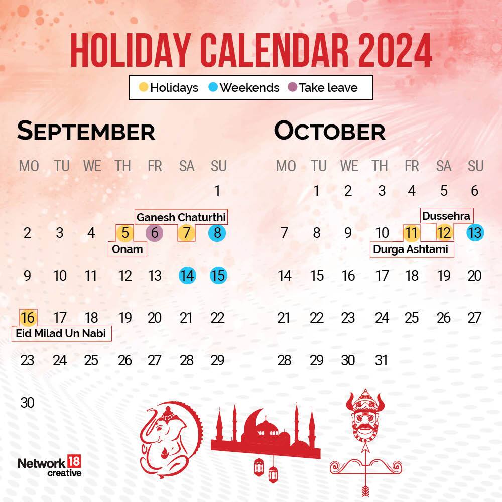 2024 Holiday calendar: Plan your leaves smartly for an extended weekend  getaway