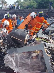 Malaysian helicopter crash: 10 killed during naval parade rehearsal