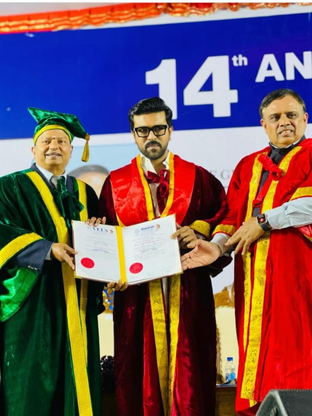 Ram Charan Gets Honorary Doctorate from Vels University: Check His Educational Qualification