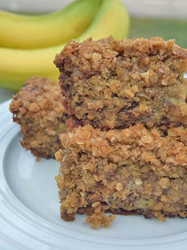 Low-calorie Banana Oatmeal Cake Recipe
