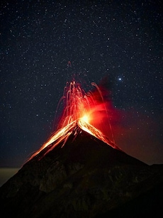 The volcano that spews gold dust