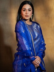 Hina Khan Photos: اداکارہ حنا خان نے سادگی سے لوٹ لی پوری محفل، دیکھئے تصاویر