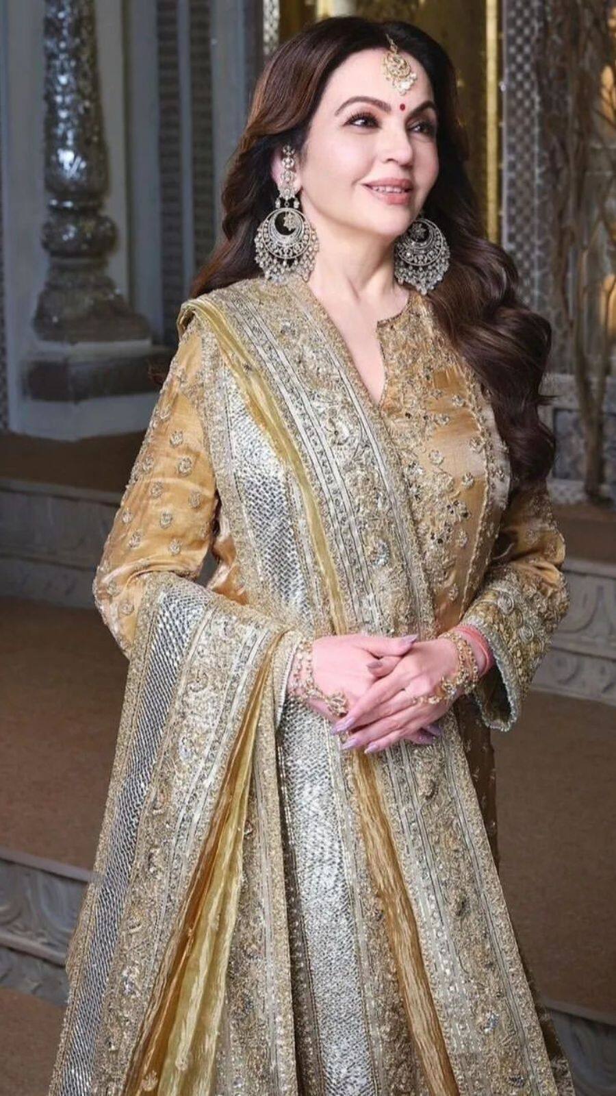 Nita Ambani's Best Looks During Anant and Radhika's Wedding Celebrations