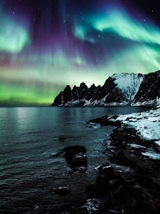 Stunning Images of Green Auroras
