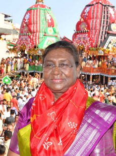 Puri Rath Yatra: President Droupadi Murmu Joins Chariot Festival