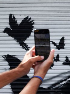 Street Artist Banksy’s New Artwork Pops Up Across London – Take a Look