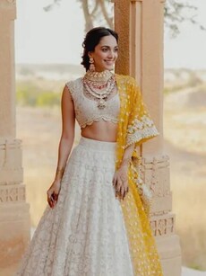 Take fashion inspiration from Kiara Advani’s breathtaking lehengas