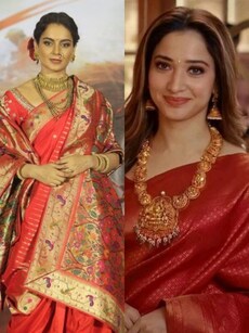 From Kangana To Tamannaah: Top Celeb Inspired Ganpati Looks