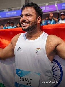 Top achievements of Sumit Antil: Double medalist Indian male para-athlete