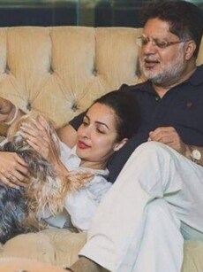Malaika Arora’s Happy Pics With Father Anil Arora And Family