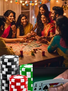 Diwali party: Poker, Cards UNO, and 7 other popular games
