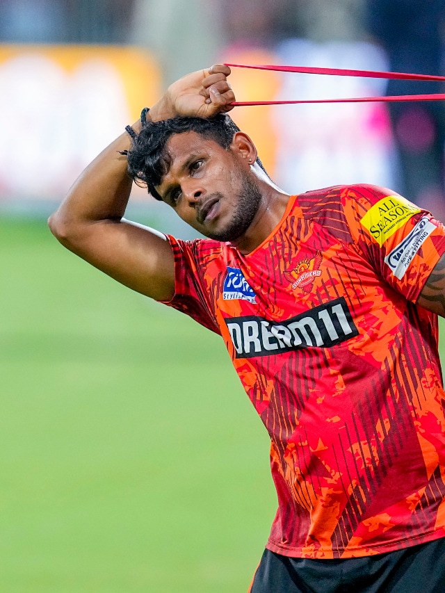 T Natarajan SRH IPL 2024 PTI 853-2024-11-d4de33004d22027518ec807b3c184527