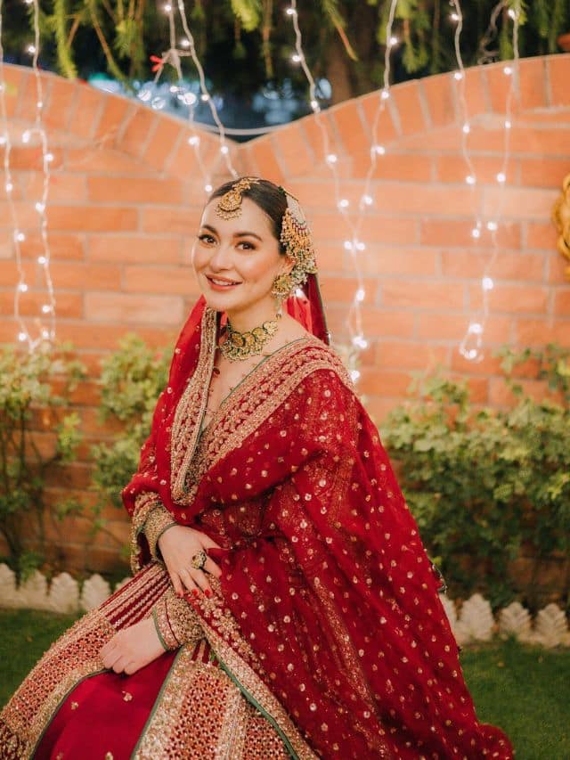 red hania amir bridal dress Hania Amir Red Gold - Buy Now Online in USA