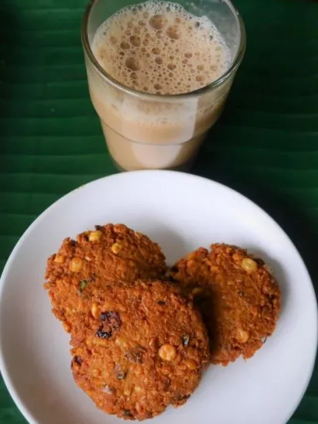 Tea-time Special South Indian Parippu Vada Recipe