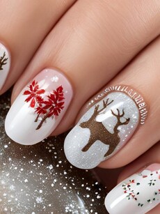 Holiday glam: 10 Christmas inspired nail designs you&rsquo;ll love