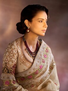 Kangana Ranaut&rsquo;s winter style saree looks