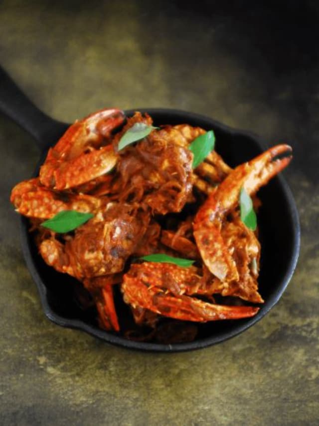 Tasty South Indian-style Crab Roast Recipe