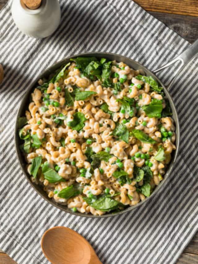High-Protein Spinach Mac & Cheese: Tasty!