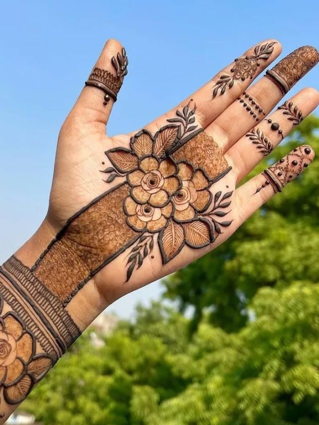 Valentine’s Week: 5 Pretty Rose Mehendi Designs for Rose Day