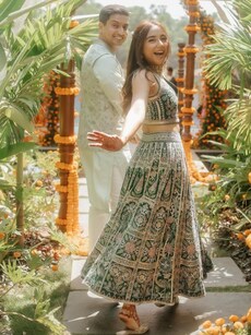Prajakta Koli and Vrishank Khanal’s Mehendi ceremony – see pics