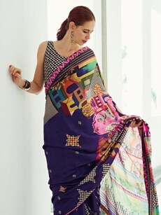 Kalki Koechlin makes a statement in these trendy sarees