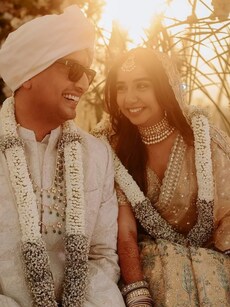 Prajakta Koli&rsquo;s wedding album: A celebration of love and nature