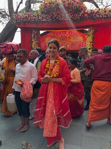Nimrat Kaur’s spiritual visit to Maha Kumbh 2025
