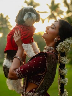 Keerthy Suresh’s Adorable Moments with furry friend Nyke