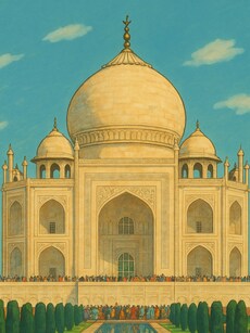 A Ghibli-Style Makeover of India&rsquo;s 10 Popular UNESCO Sites