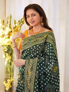Bhagyashree&rsquo;s top 10 most elegant saree moments