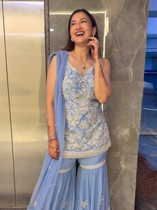 Gauahar Khan glows in stylish maternity looks at 41