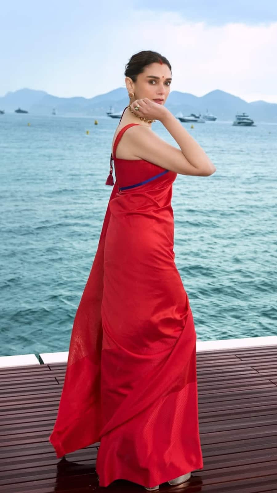 Decoding Aditi Rao Hydari's saree and sindoor look at Cannes