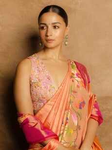 Decoding Alia Bhatt&rsquo;s stunning Paithani saree look