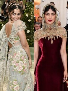 Iconic fashion moments of Indian celebs at MET GALA