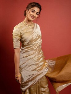 Pooja Hegde channels classic beauty in Kanjivaram Saree looks, see here