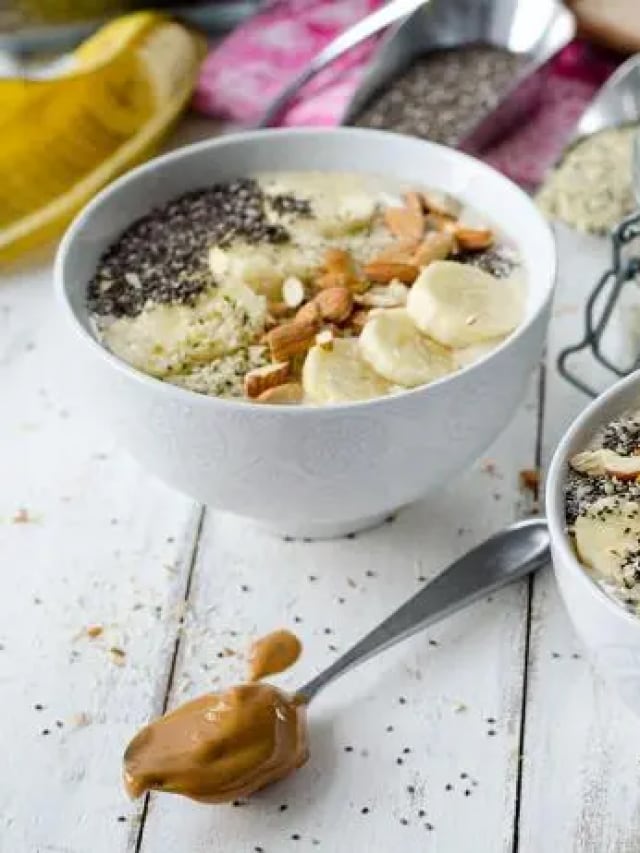 Healthy Banana Smoothie Bowl Recipe